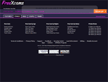 Tablet Screenshot of freexcams.com